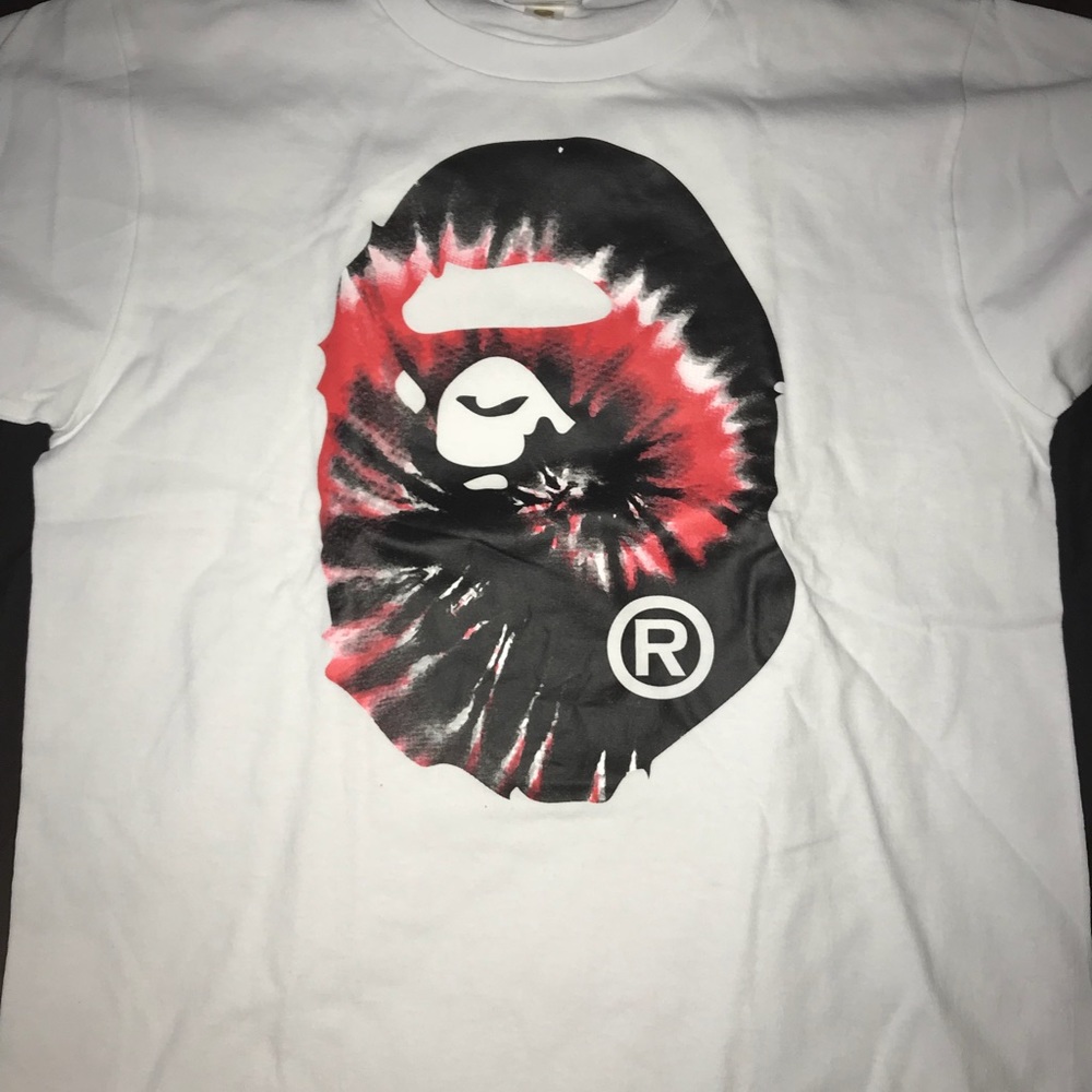 Bape tie Dye tee